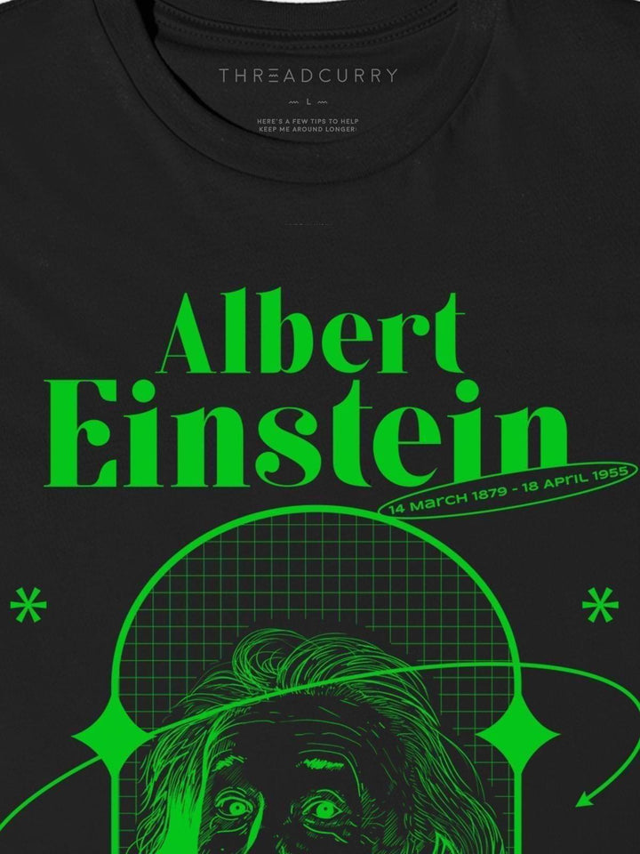 Albert Einstein Tshirt - THREADCURRY