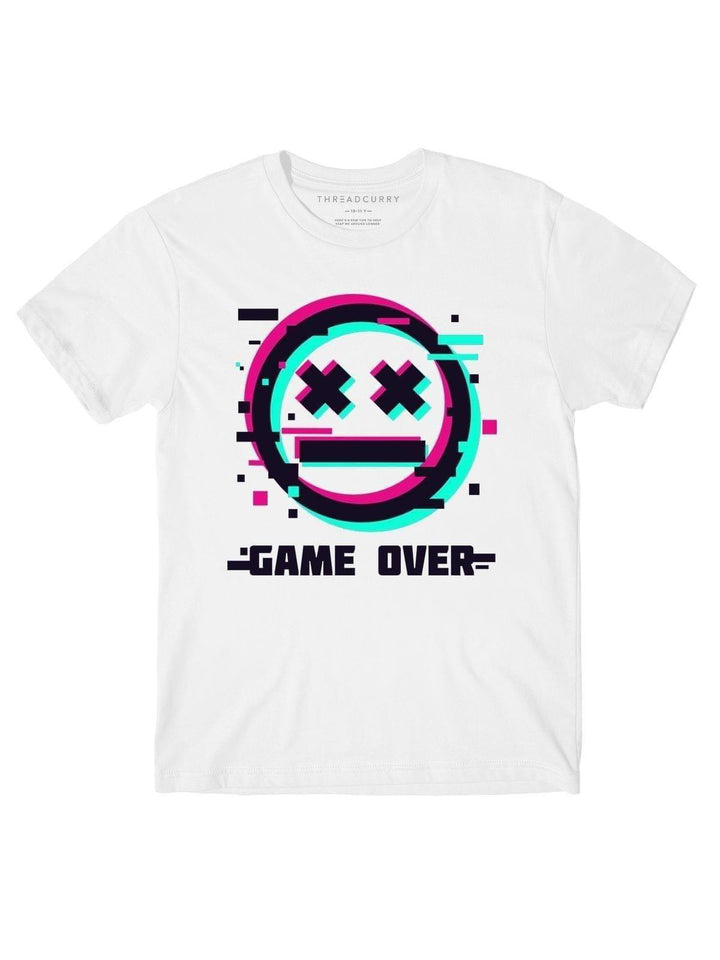 Game Over Tshirt - THREADCURRY
