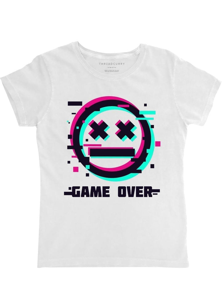 Game Over Tshirt - THREADCURRY