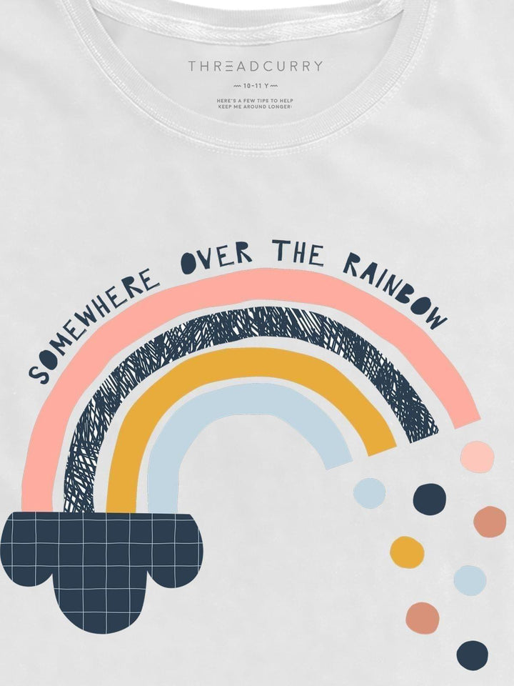 Somewhere Over The Rainbow Tshirt - THREADCURRY