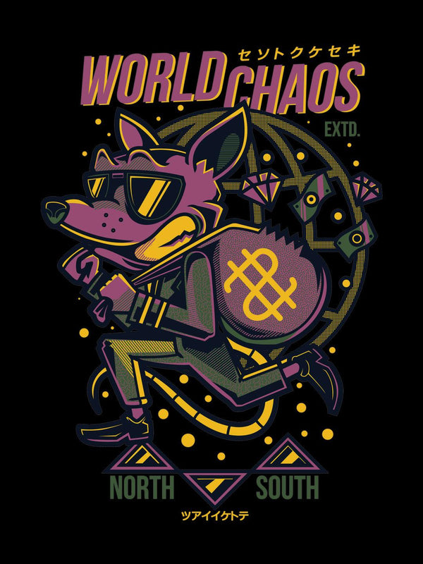 World Of Chaos Tshirt - THREADCURRY