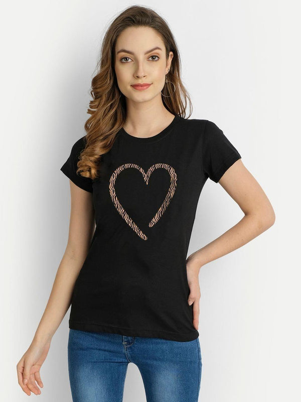 Love Leopard Tshirt - THREADCURRY