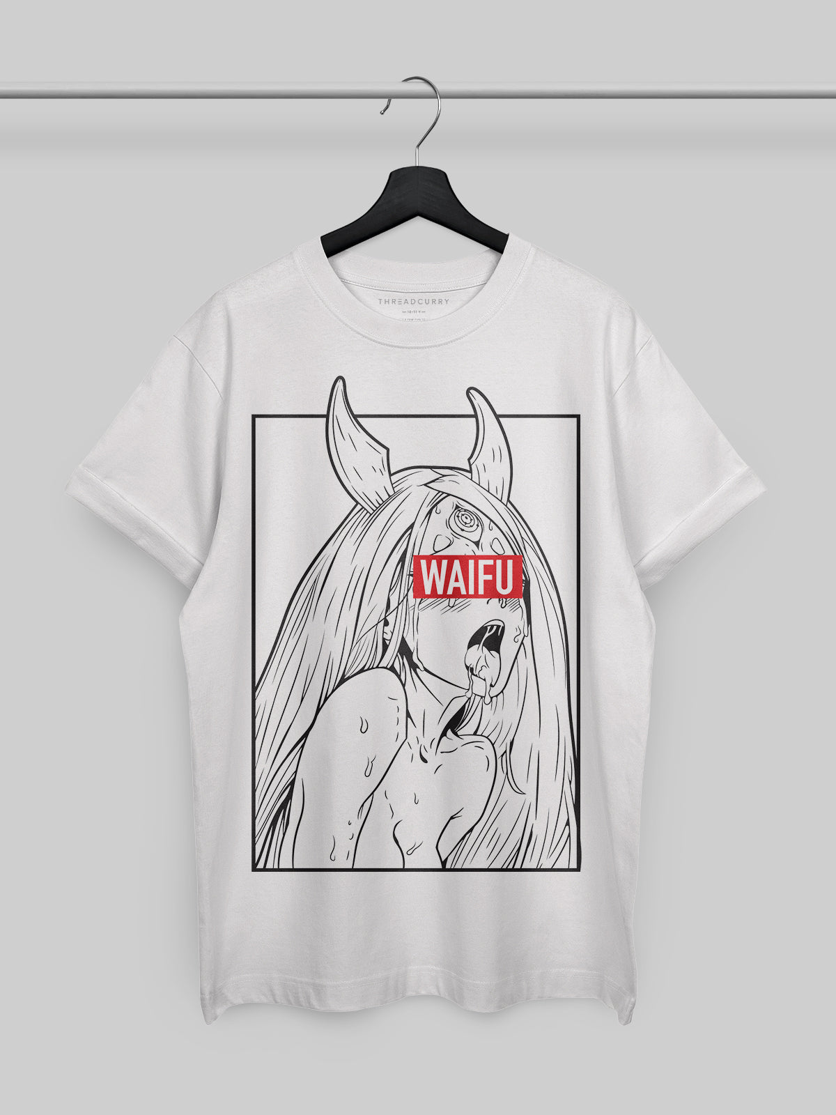 Buy Waifu Oversized Printed T-shirt Online | THREADCURRY