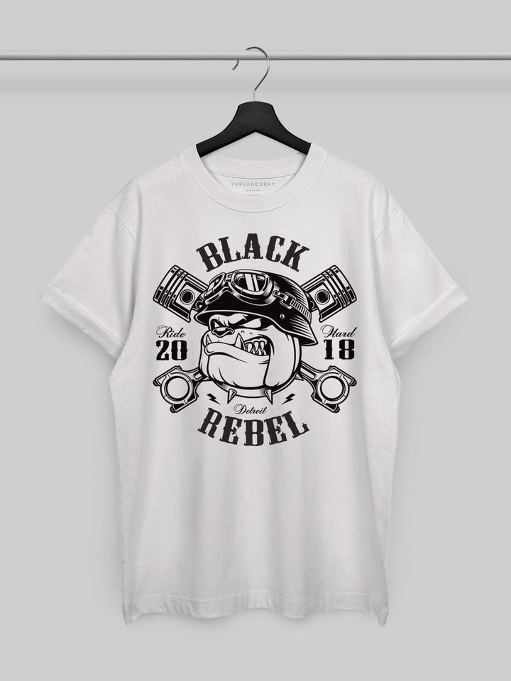 Black Rebel Tshirt - THREADCURRY