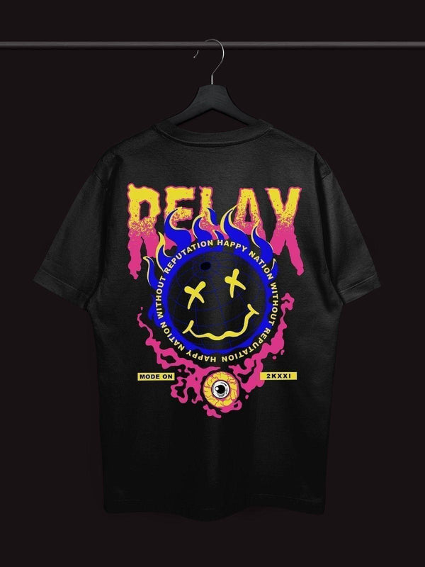 Be Relaxed Tshirt - THREADCURRY
