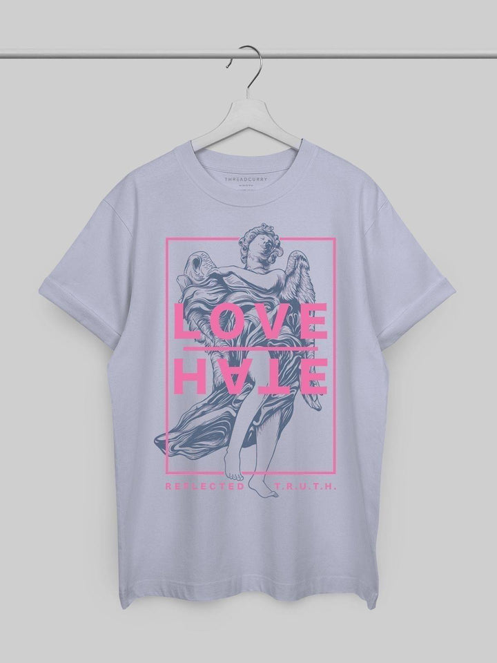 Love Hate Tshirt - THREADCURRY