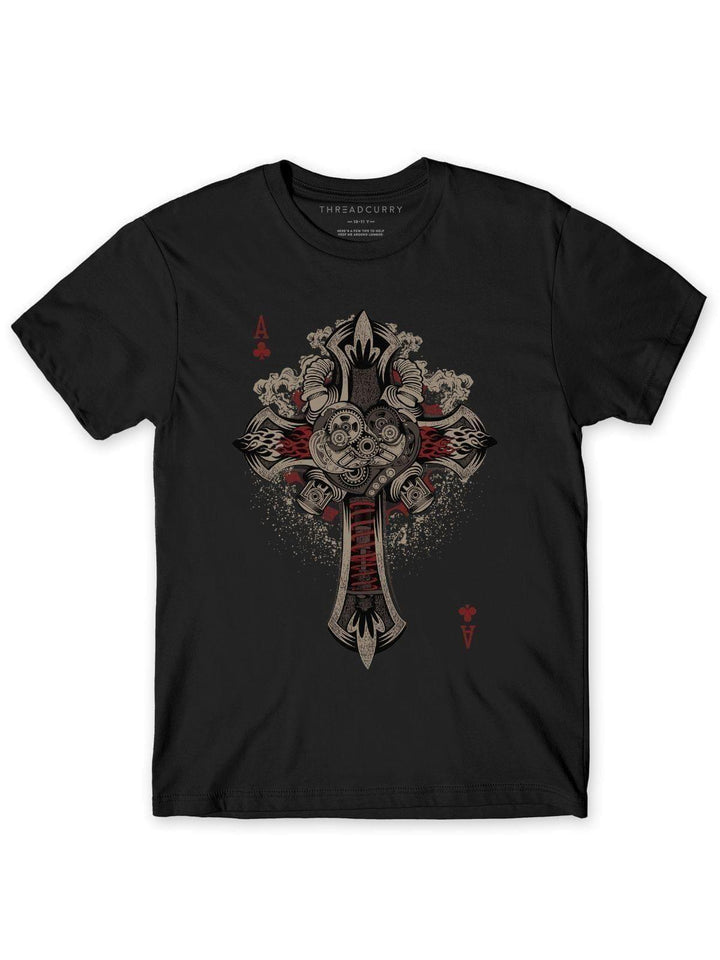 Cross Punk Tshirt - THREADCURRY