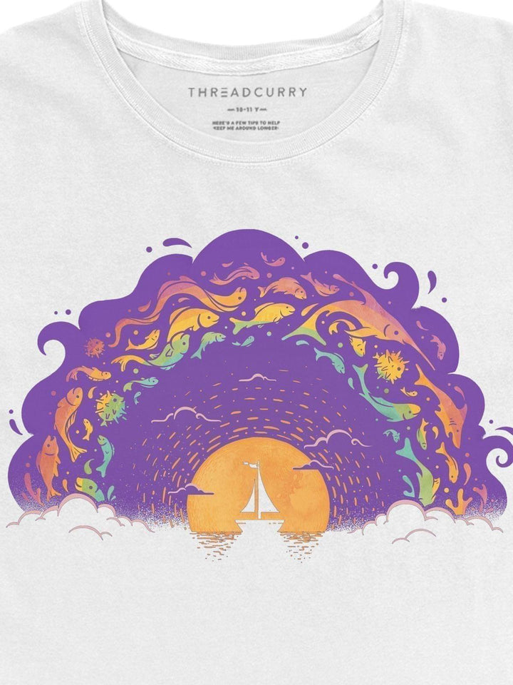Fantasy Ocean World Tshirt - THREADCURRY