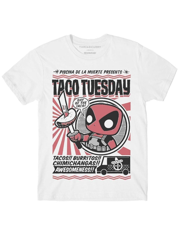 Superhero Taco Tshirt - THREADCURRY