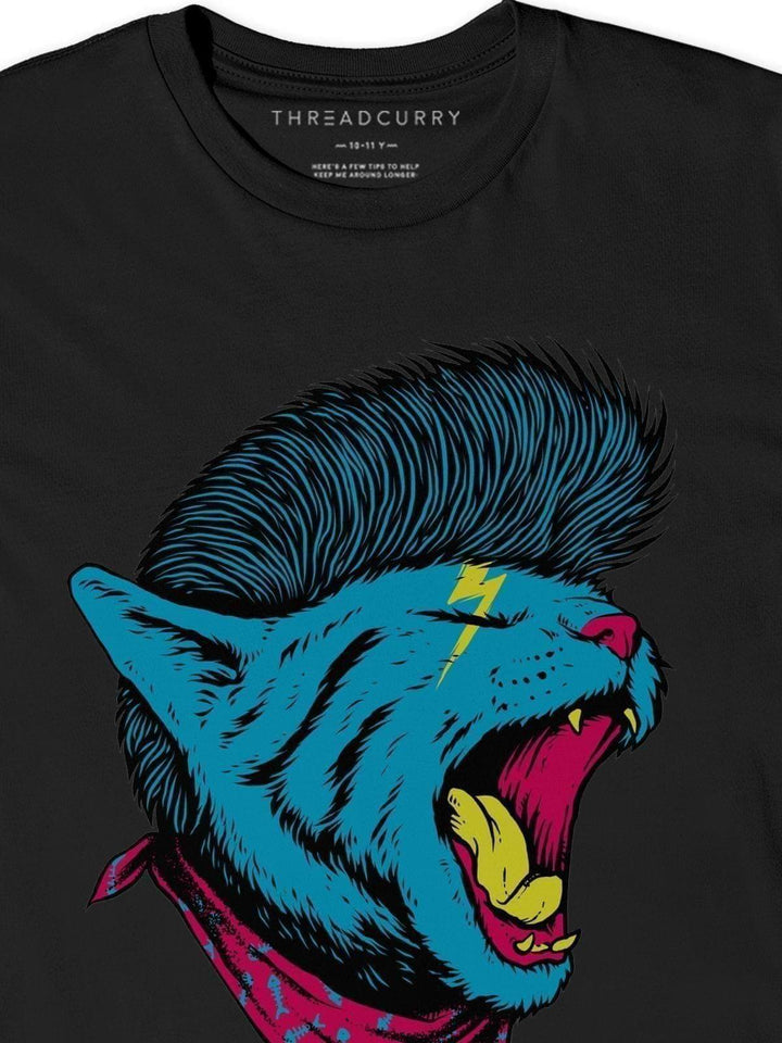 Cat Punk Tshirt - THREADCURRY