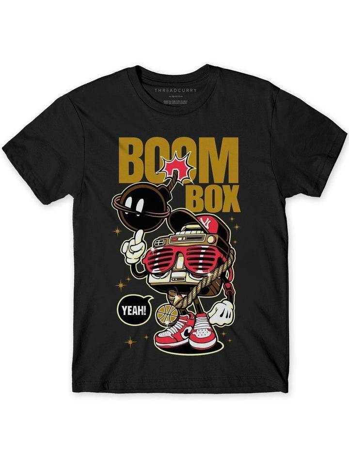 Boom Box Tshirt - THREADCURRY