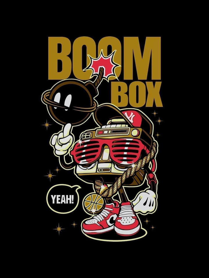 Boom Box Tshirt - THREADCURRY