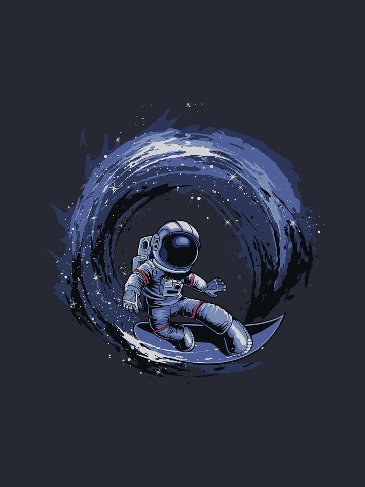 Surfing in Space Tshirt - THREADCURRY