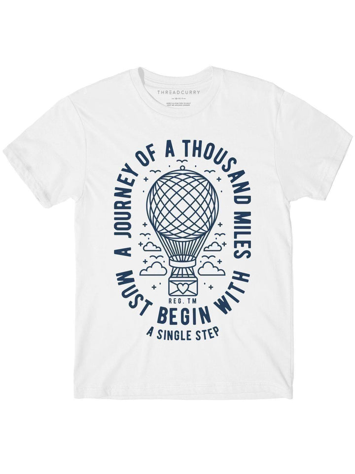 Journey of Miles Tshirt - THREADCURRY