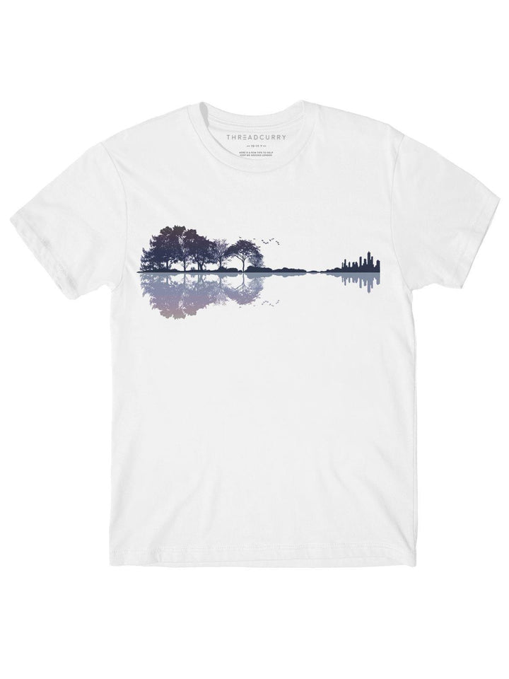 Nature Guitar Tshirt - THREADCURRY