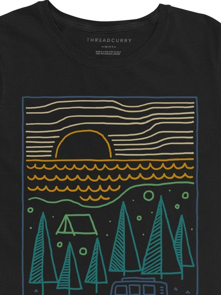 Camp River Tshirt - THREADCURRY