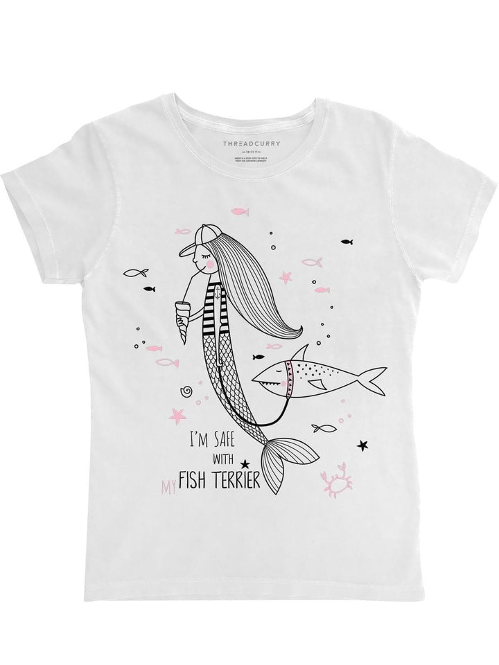 Pink Mermaid Tshirt - THREADCURRY