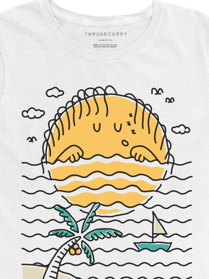 Sun Sleep Tshirt - THREADCURRY