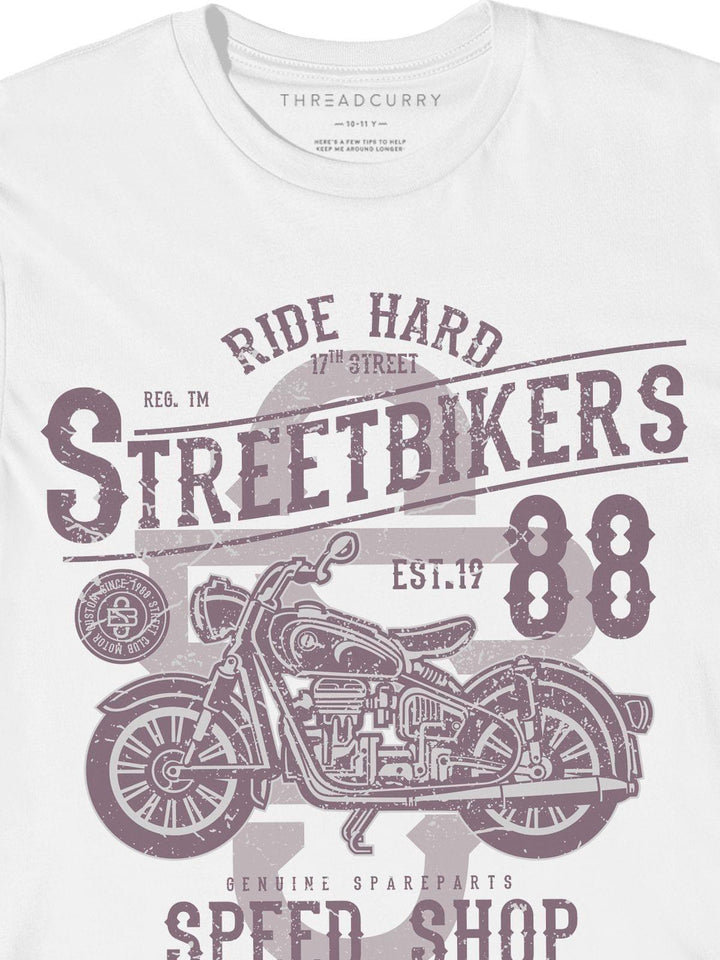 Street Bikers Tshirt - THREADCURRY