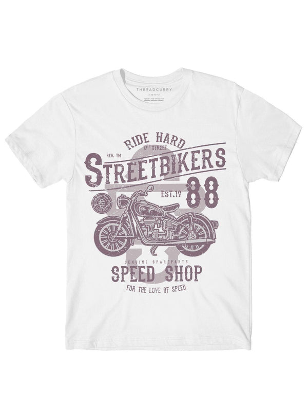 Street Bikers Tshirt - THREADCURRY